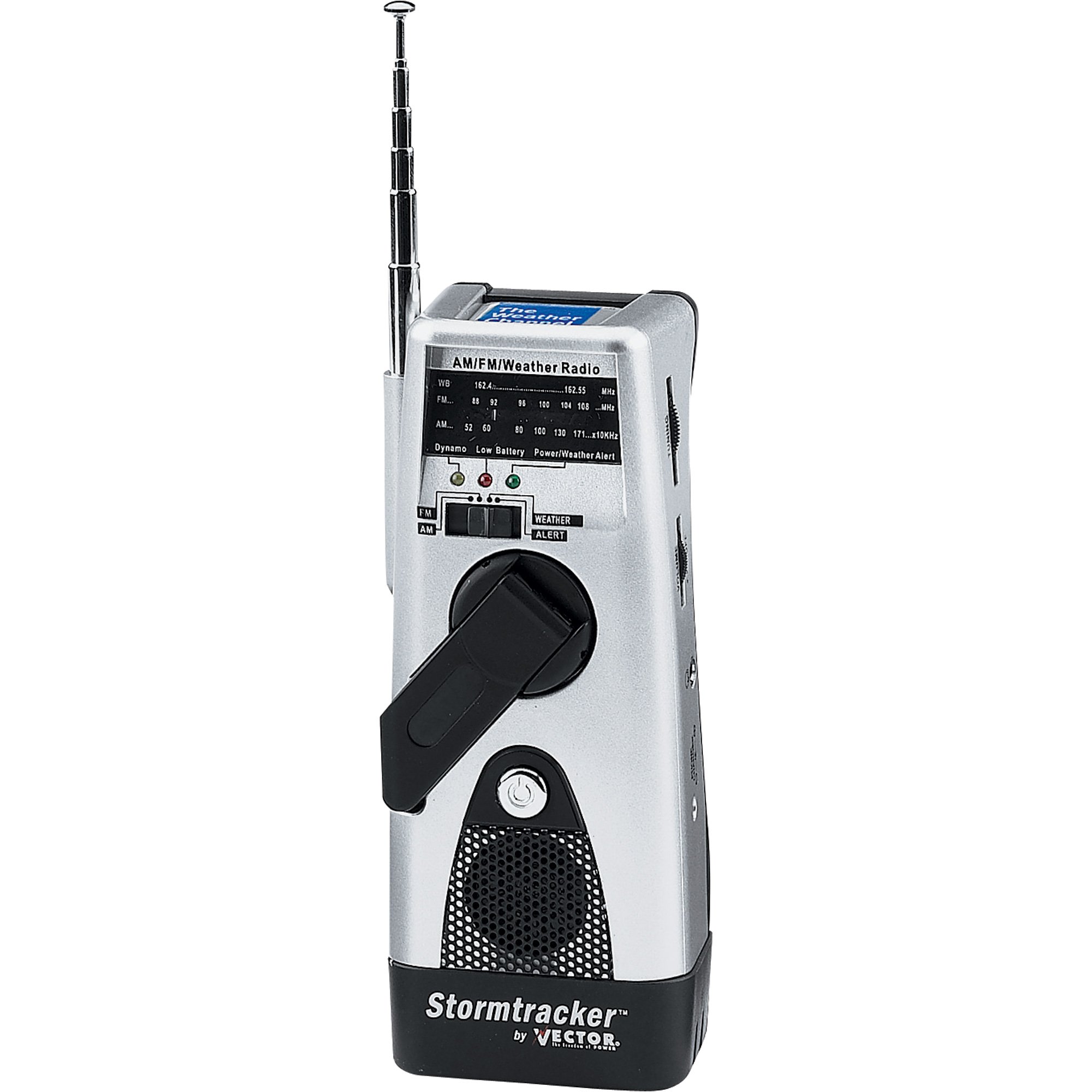 Vector Rechargeable AM/FM Weather Alert Radio & Flashlight